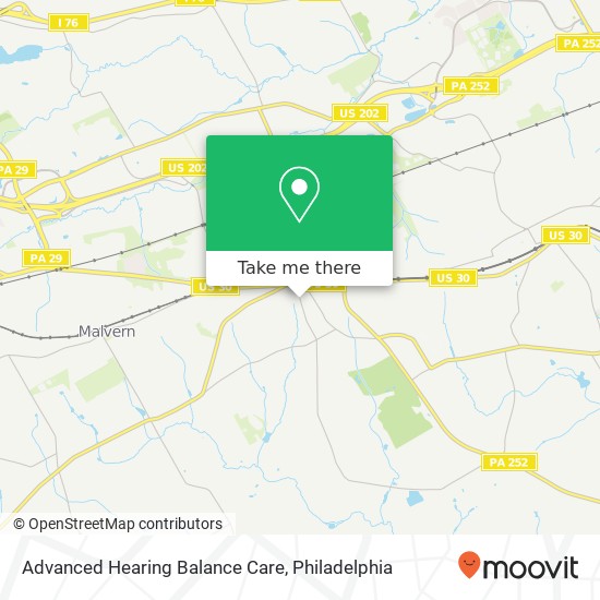 Advanced Hearing Balance Care map