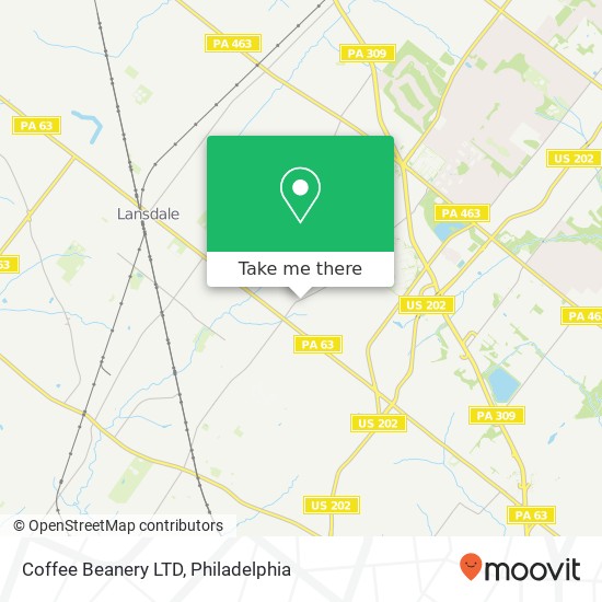 Coffee Beanery LTD map