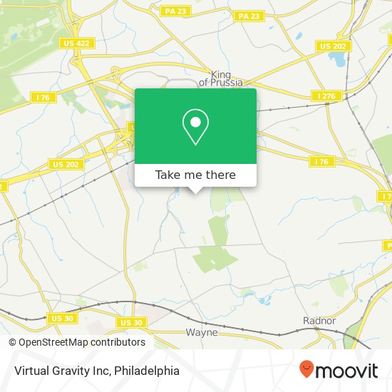 Virtual Gravity Inc map