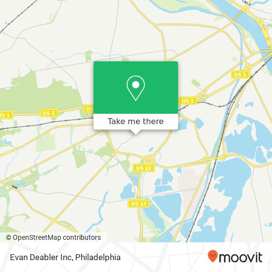 Evan Deabler Inc map