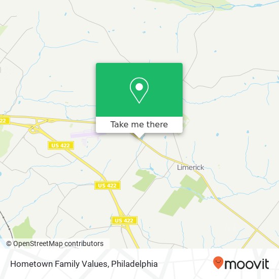 Hometown Family Values map
