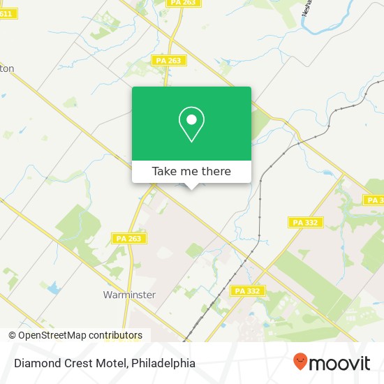 Mapa de Diamond Crest Motel