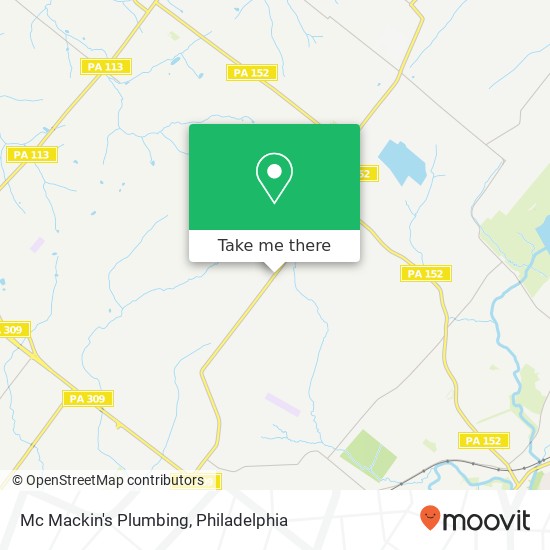 Mc Mackin's Plumbing map