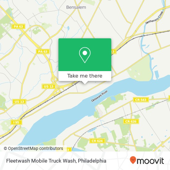 Fleetwash Mobile Truck Wash map