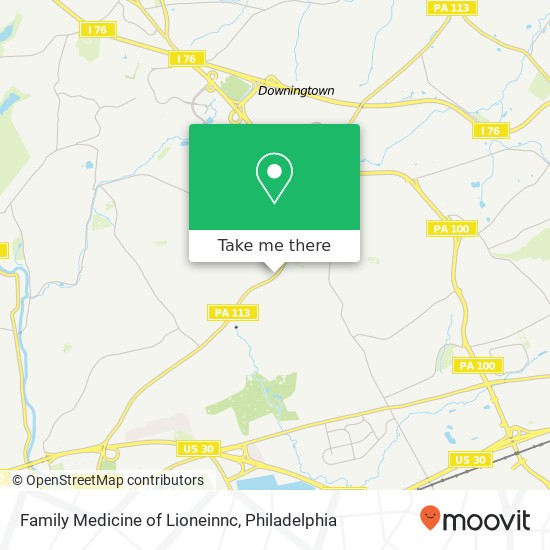 Family Medicine of Lioneinnc map