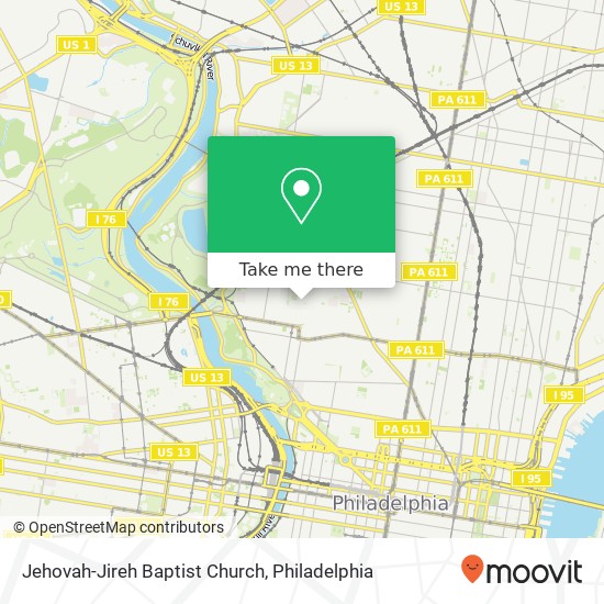 Mapa de Jehovah-Jireh Baptist Church