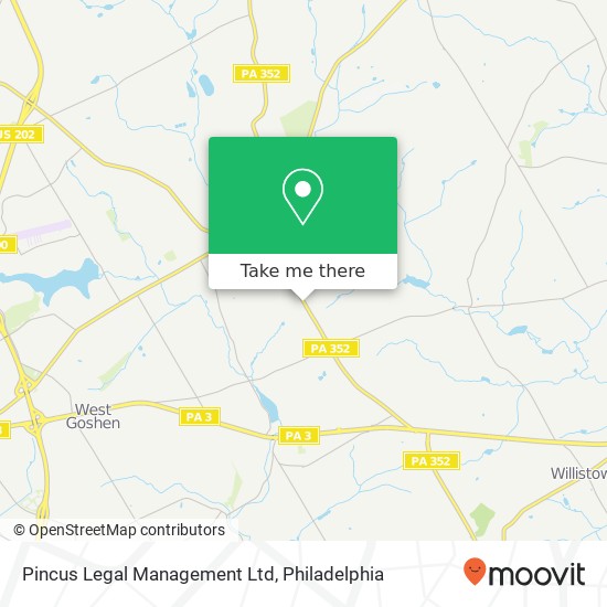 Pincus Legal Management Ltd map