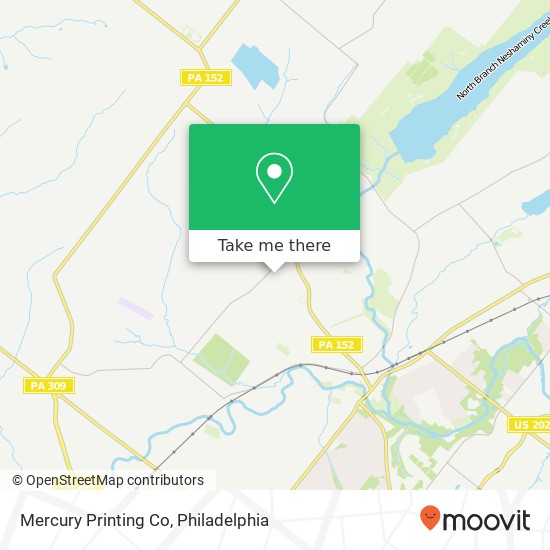 Mercury Printing Co map