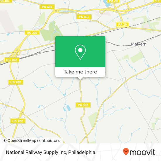 Mapa de National Railway Supply Inc