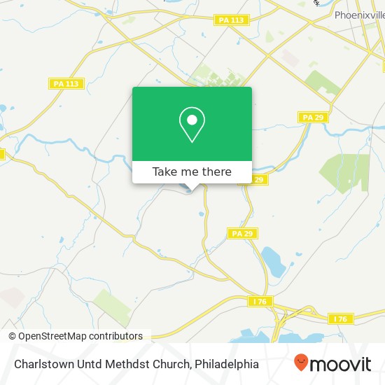 Mapa de Charlstown Untd Methdst Church