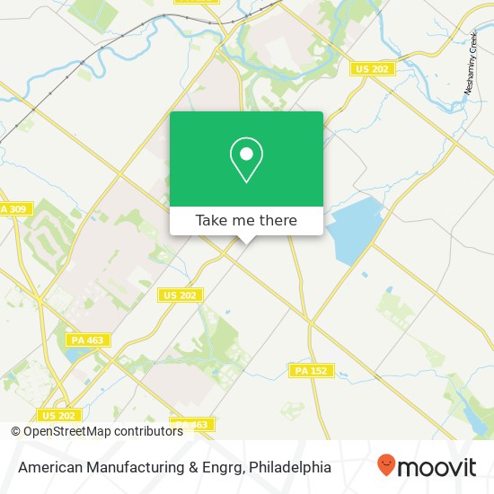 Mapa de American Manufacturing & Engrg