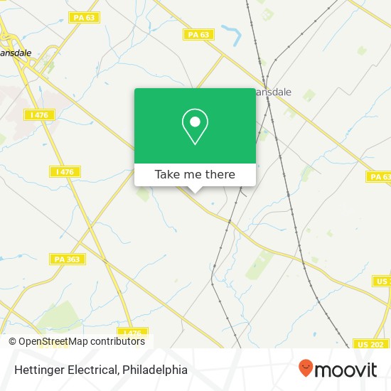 Mapa de Hettinger Electrical