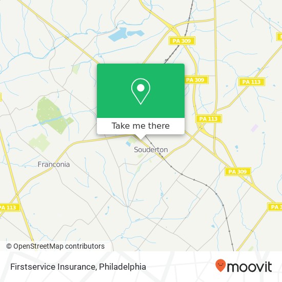 Firstservice Insurance map