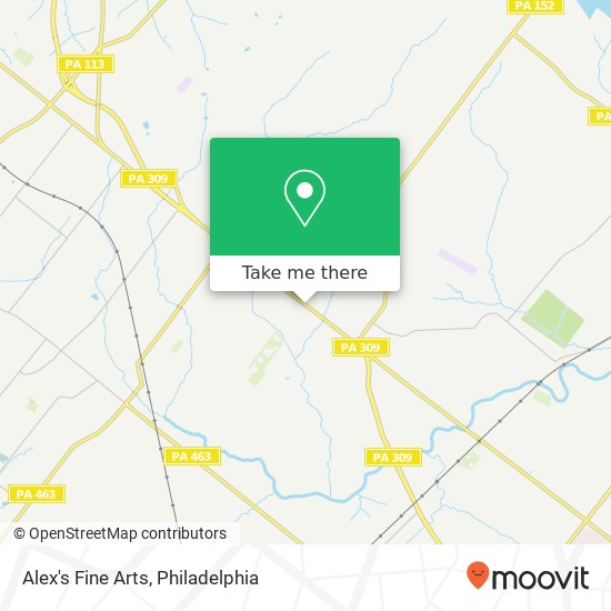 Mapa de Alex's Fine Arts