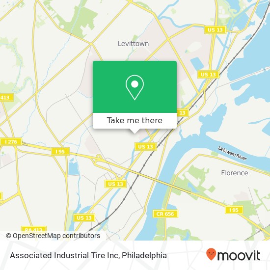 Mapa de Associated Industrial Tire Inc