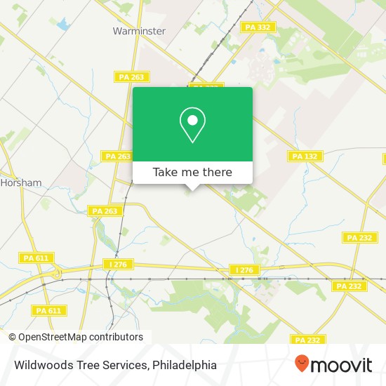 Mapa de Wildwoods Tree Services