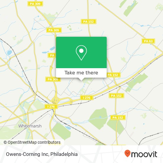 Owens-Corning Inc map