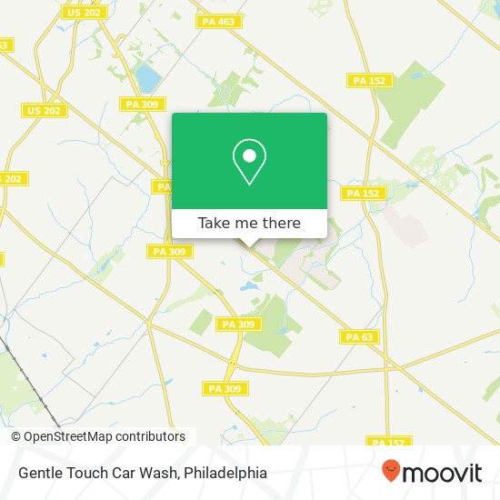 Mapa de Gentle Touch Car Wash