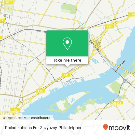 Mapa de Philadelphians For Zazyczny