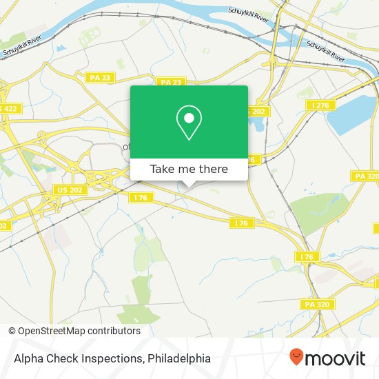 Mapa de Alpha Check Inspections