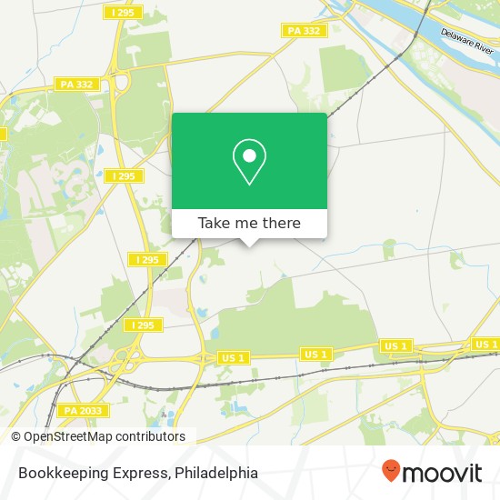 Bookkeeping Express map