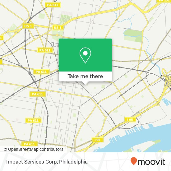 Impact Services Corp map