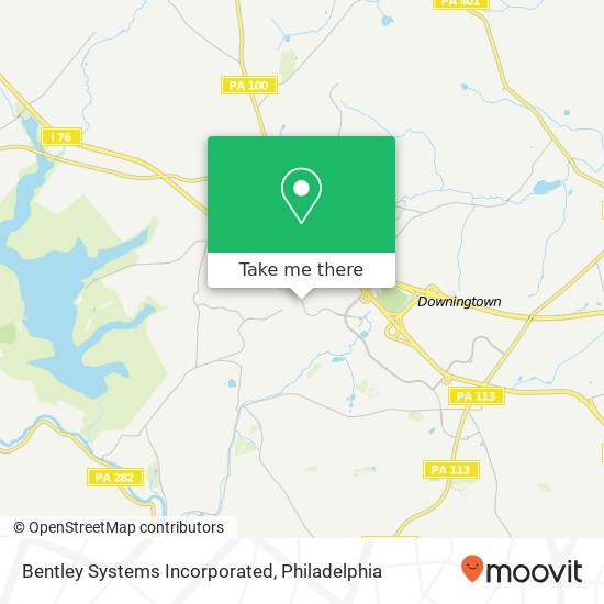 Mapa de Bentley Systems Incorporated