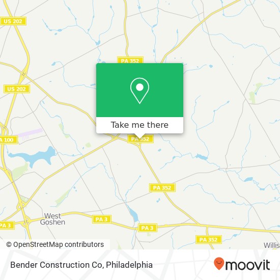 Mapa de Bender Construction Co