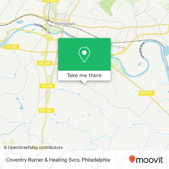 Mapa de Coventry Burner & Heating Svcs