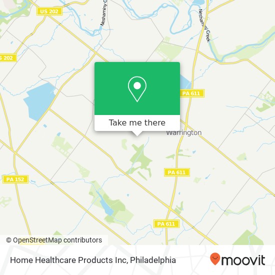 Home Healthcare Products Inc map