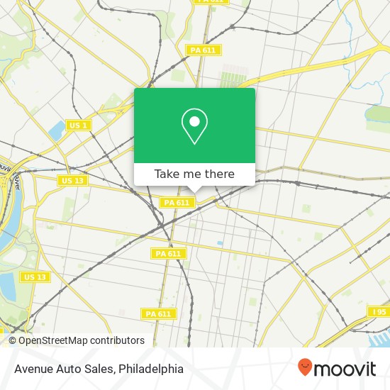 Avenue Auto Sales map