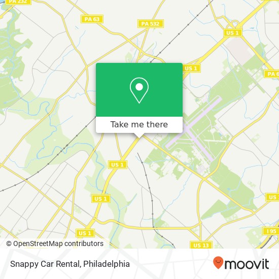 Snappy Car Rental map