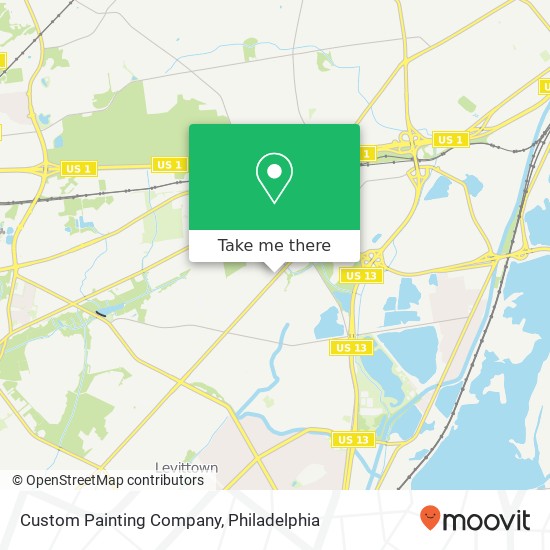 Custom Painting Company map