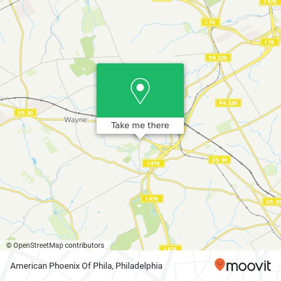 American Phoenix Of Phila map