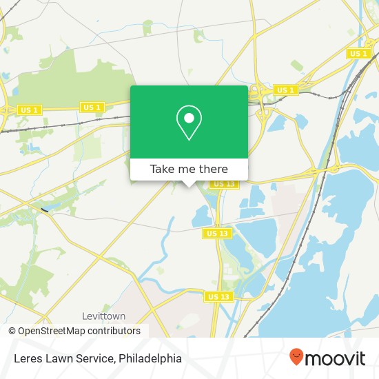 Leres Lawn Service map