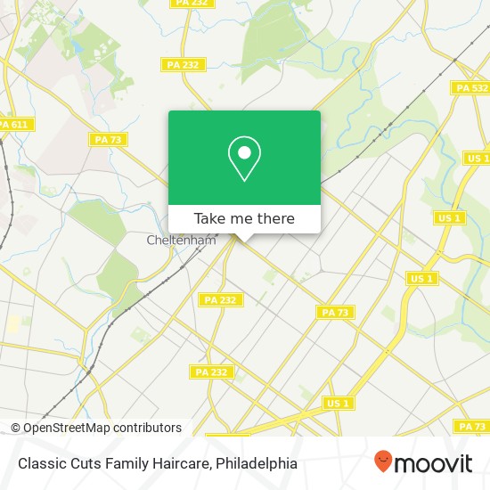 Classic Cuts Family Haircare map