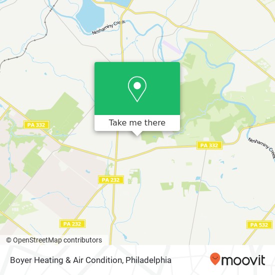 Boyer Heating & Air Condition map