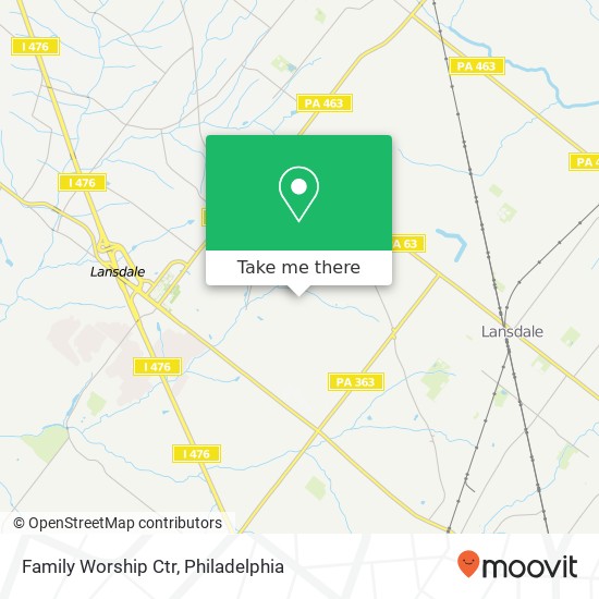 Family Worship Ctr map