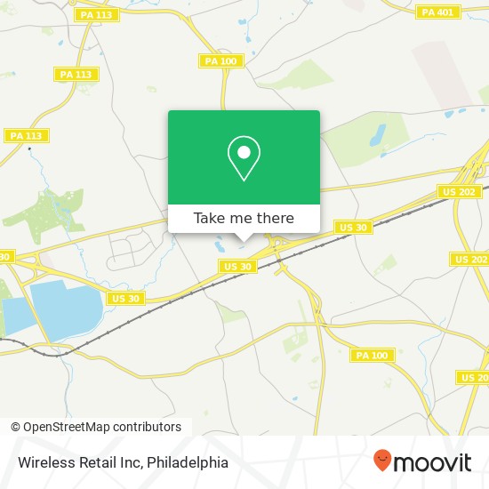 Mapa de Wireless Retail Inc