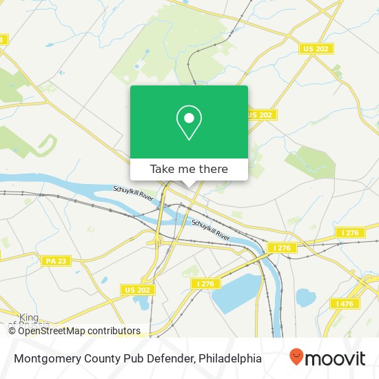 Montgomery County Pub Defender map
