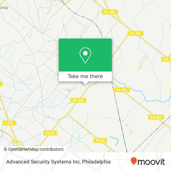 Advanced Security Systems Inc map
