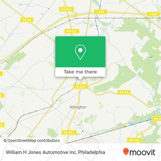 William H Jones Automotive Inc map