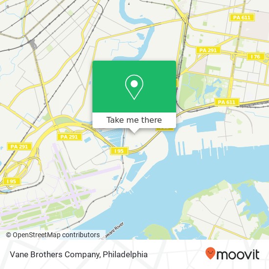 Mapa de Vane Brothers Company