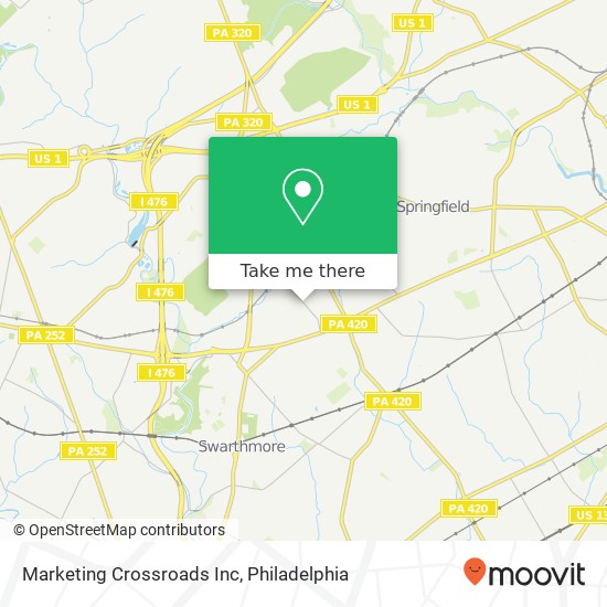Marketing Crossroads Inc map