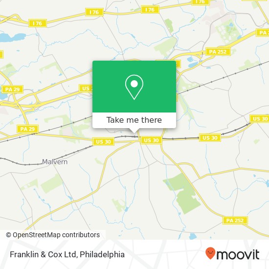Franklin & Cox Ltd map