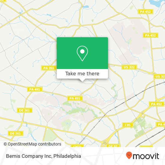 Mapa de Bemis Company Inc