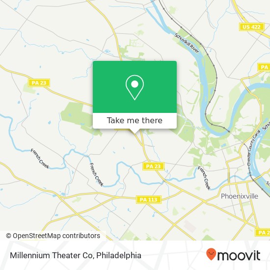 Millennium Theater Co map