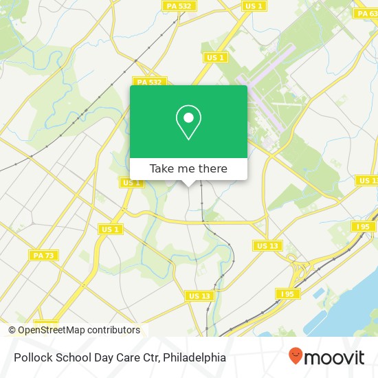 Pollock School Day Care Ctr map