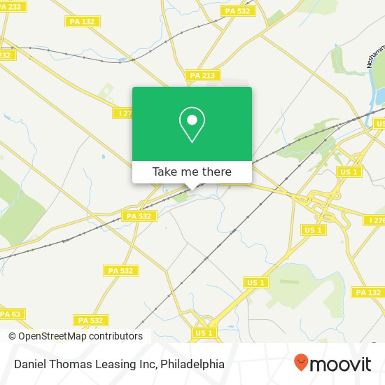 Daniel Thomas Leasing Inc map