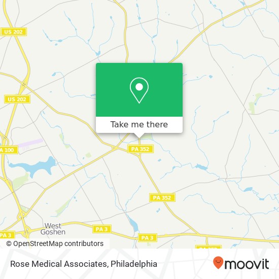 Mapa de Rose Medical Associates